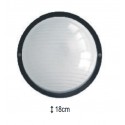 Πλαφονιέρα γυαλί οβάλ D 18-26 cm