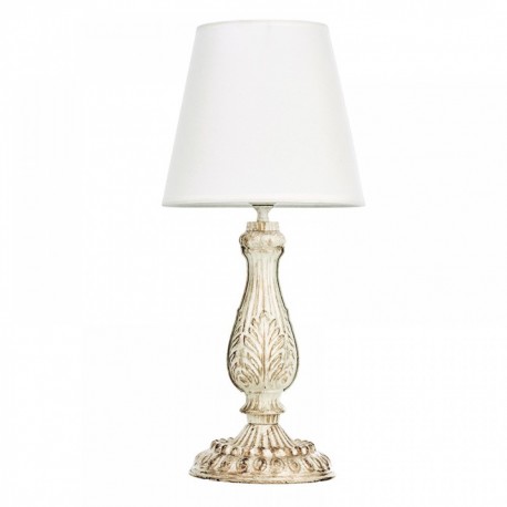 Επιτραπέζιο φωτιστικό  σε μπεζ πατίνα